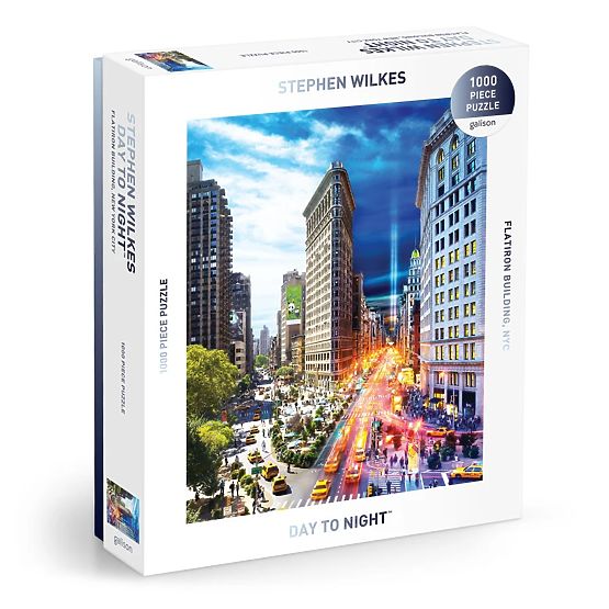 Galison Puzzle Flatiron Day to Night™ Stephen Wilkes 1000 Pieces