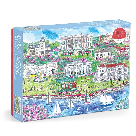 Galison Puzzle Michael Storrings Mansions in Newport 1000 Pieces