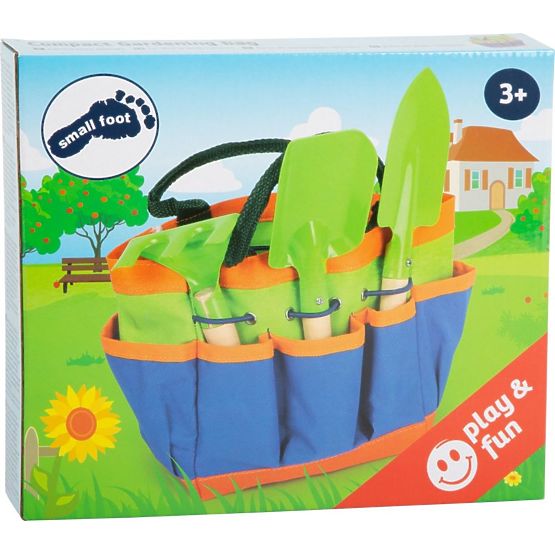 Gardening tools in a bag