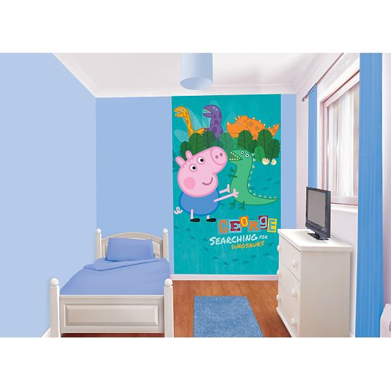 George Pig 6-Panel Children's Wall Mural