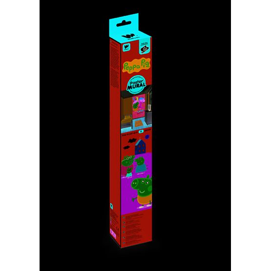 George Pig 6-Panel Children's Wall Mural