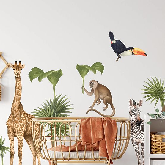 Giraffe wall stickers