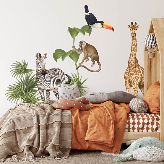 Giraffe wall stickers