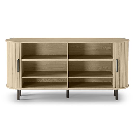 Gliss Dresser, Rounded, Slats, Light Oak