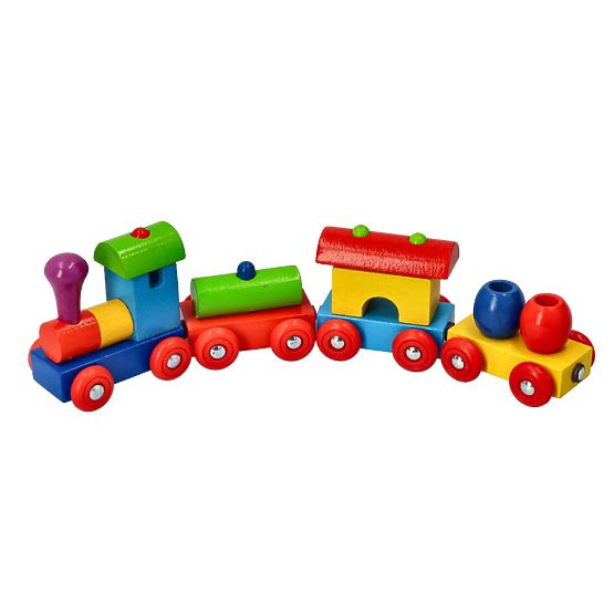 GOKI Colorful Train Peru with Magnetic Wagons