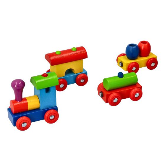 GOKI Colorful Train Peru with Magnetic Wagons