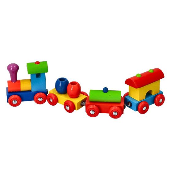 GOKI Colorful Train Peru with Magnetic Wagons