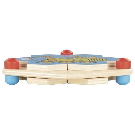 Goki Hexagonal Puzzle Vehicles