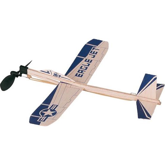 Goki Rubber Band Plane Eagle Jet