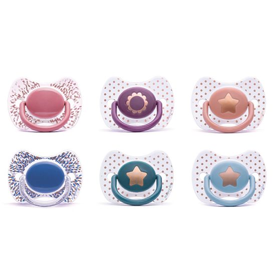 Gold - Suavinex +4m Baby Soother 