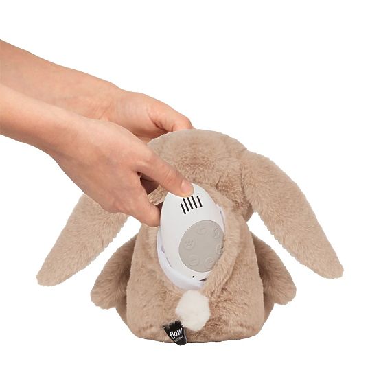 Gray bunny with FLOW heartbeat