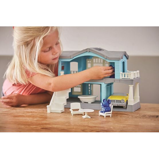 Green Toys Blue Dollhouse