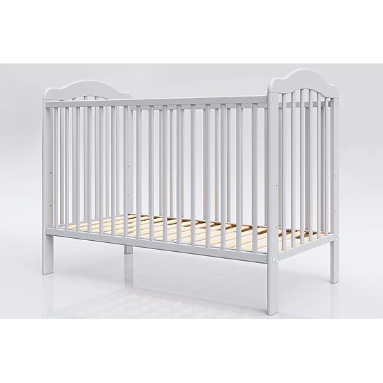 Children's Crib Alek with Removable Slats - Grey