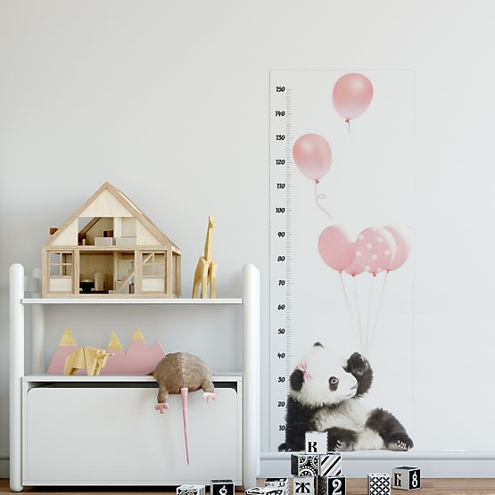 Growth scale DEKORNIK - Panda pink