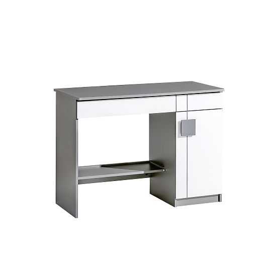 Writing Desk Gumi - White / Anthracite