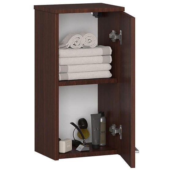 HANGING BATHROOM CABINET FIN W30 1D WENGE