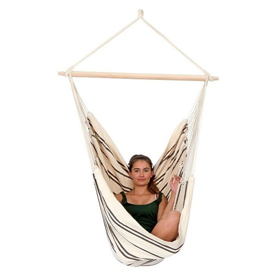 Hanging rocking chair Brasil Cappucino