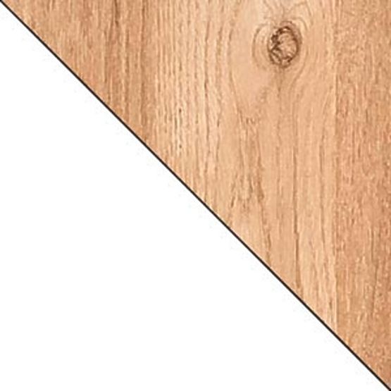 Hanging shelf L9 - white / oak nash