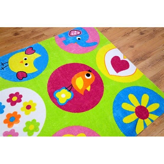 Happy Circles Children's Rug
