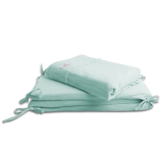 Heavens 3 Piece Muslin Sheet Set - Mint