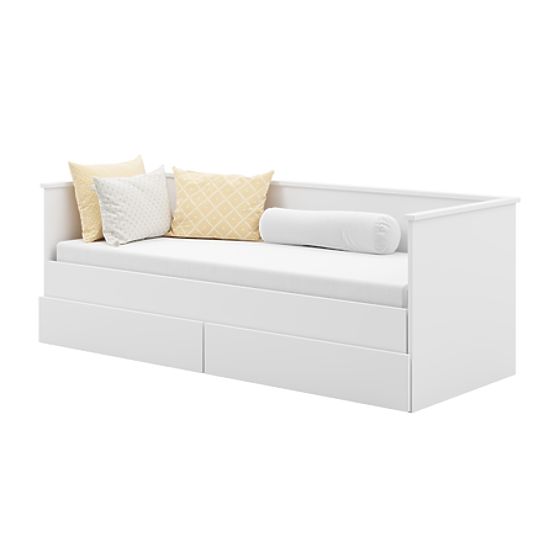 HELIOS Extendable Bed with Two Drawers Without Mattress 200x80/200x160