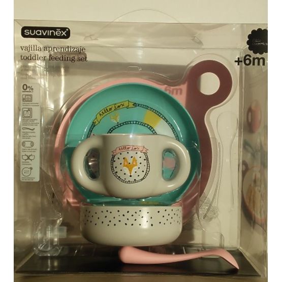 Hello Fox - Suavinex Children's Dining Set