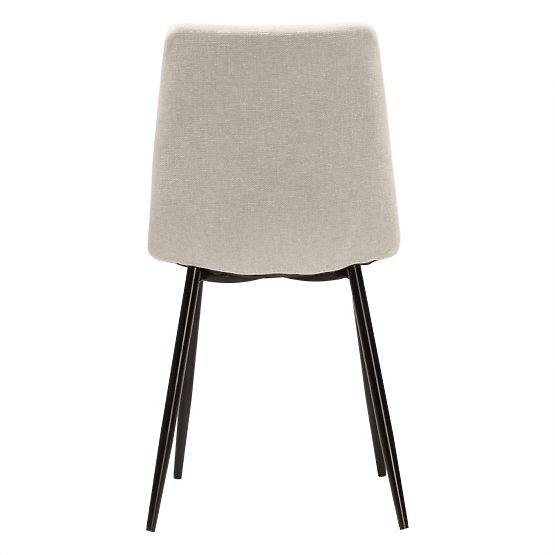 Hesta Chair, Beige/Black Legs