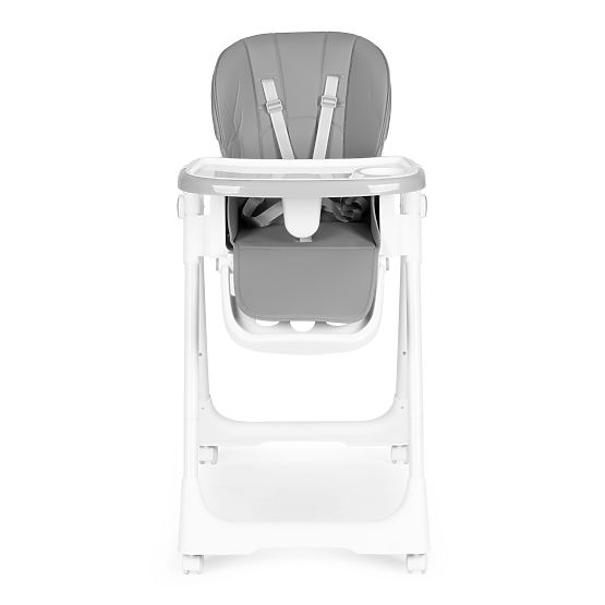 High Chair with Adjustable Height, Eco-leather, Safety Belts, Double Tray ECOTOYS