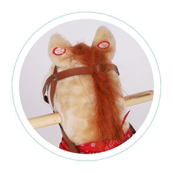 Rocking horse 2 in 1 beige