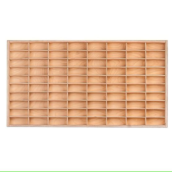 Hot Wheels Car Shelf - Natural, 80 Slots