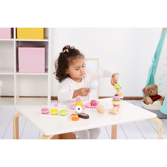 Ice cream - ice cream set 25 art - toy wood