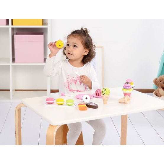 Ice cream - ice cream set 25 art - toy wood