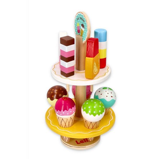 Ice cream set with stand