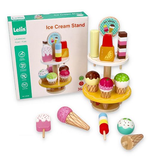 Ice cream set with stand