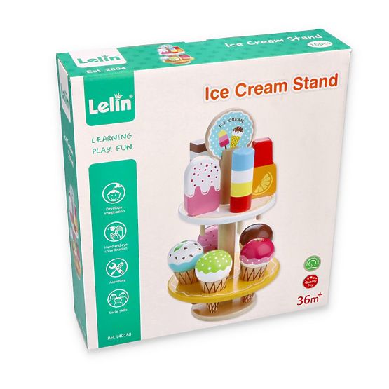 Ice cream set with stand