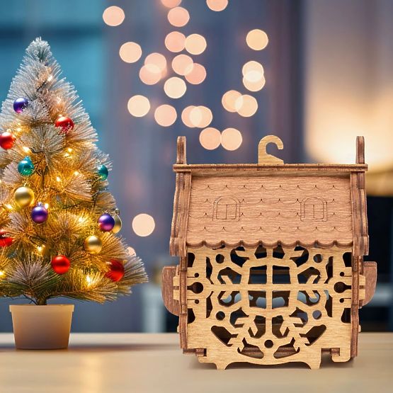 iDventure 3D Wooden Puzzle Happy New Year
