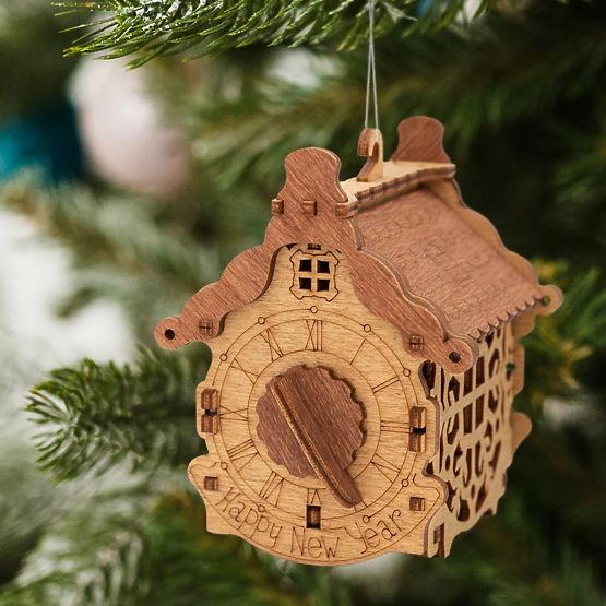 iDventure 3D Wooden Puzzle Happy New Year