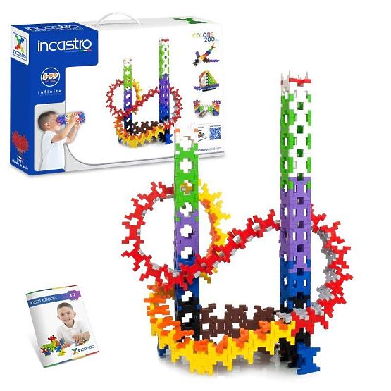 Incastro Building Set, 200 Pieces