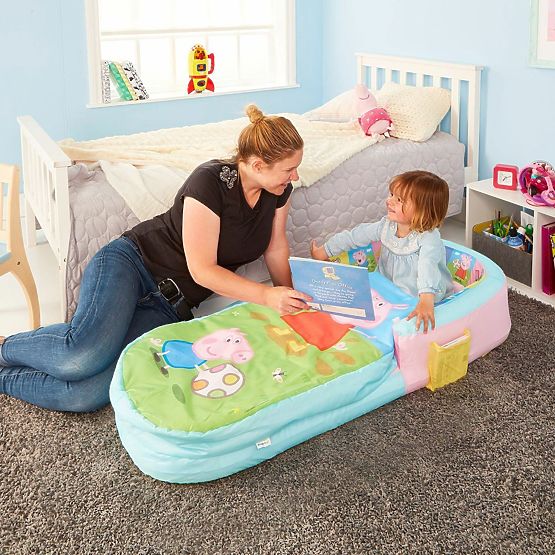 Inflatable Children's Bed 2-in-1 - Peppa Pig