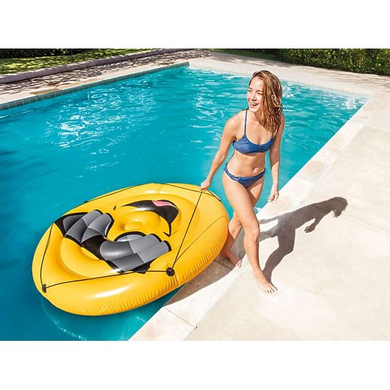 Inflatable mat Smiley