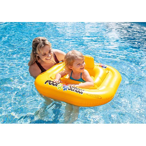 Inflatable swimming seat