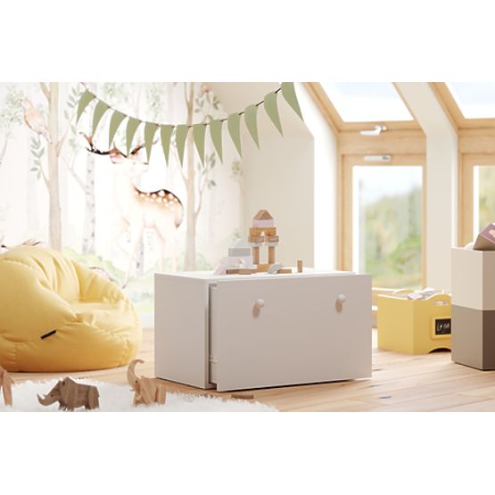 Inga Toy Chest - White Handle