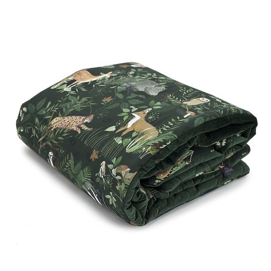 Insulated baby blanket Life in the forest