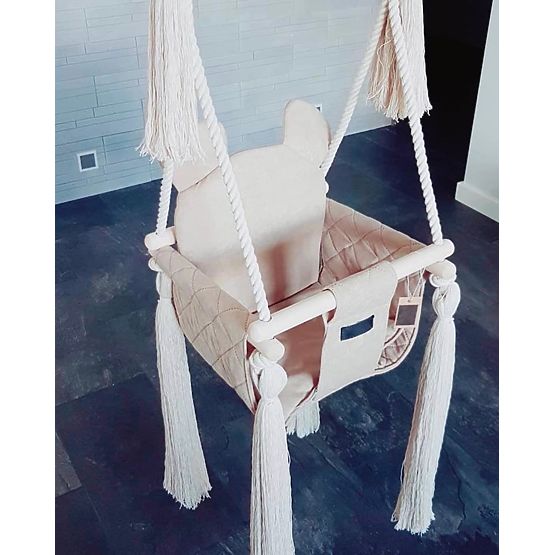 Interior swing for children - beige
