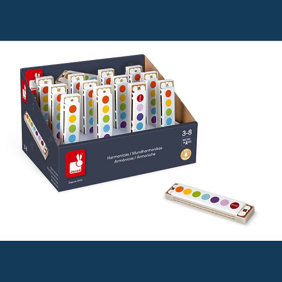 Janod Blow accordion for children Confetti