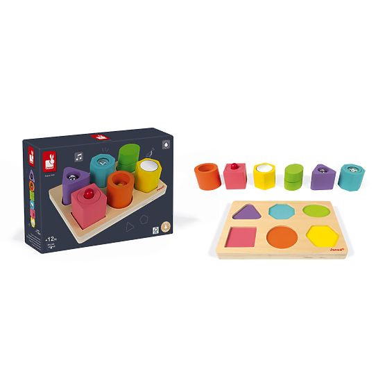 Janod I Wood insert Shapes and sounds