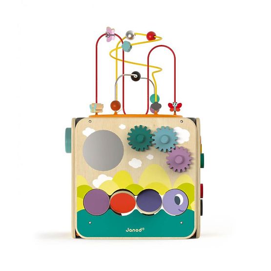 Janod Multifunctional Active Cube with motor labyrinth - large