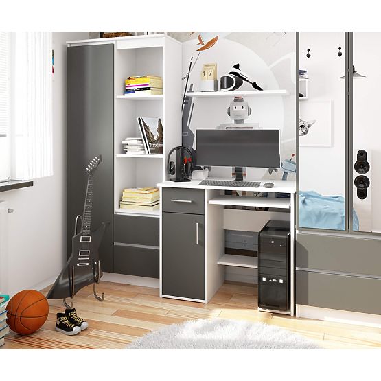 JAY PK WHITE / GRAY DESK