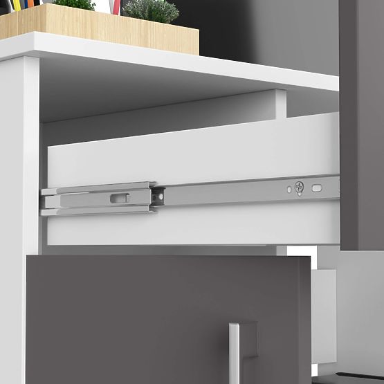 JAY PK WHITE / GRAY DESK
