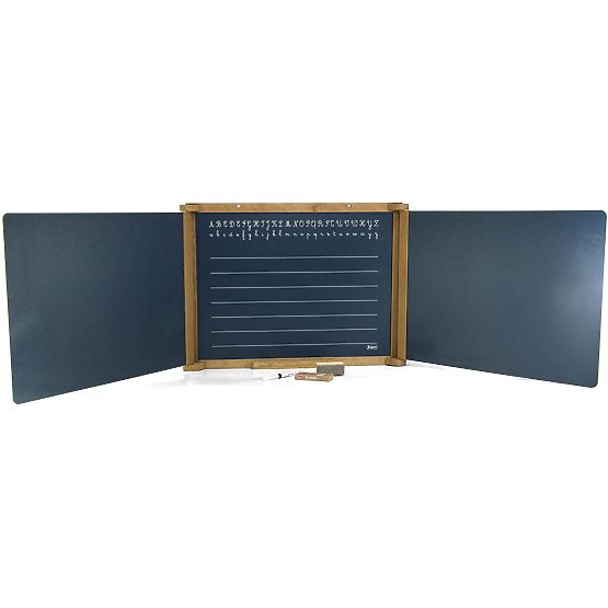 Jeujura Wooden Three-Panel Multifunctional Board 156x43 cm with Accessories